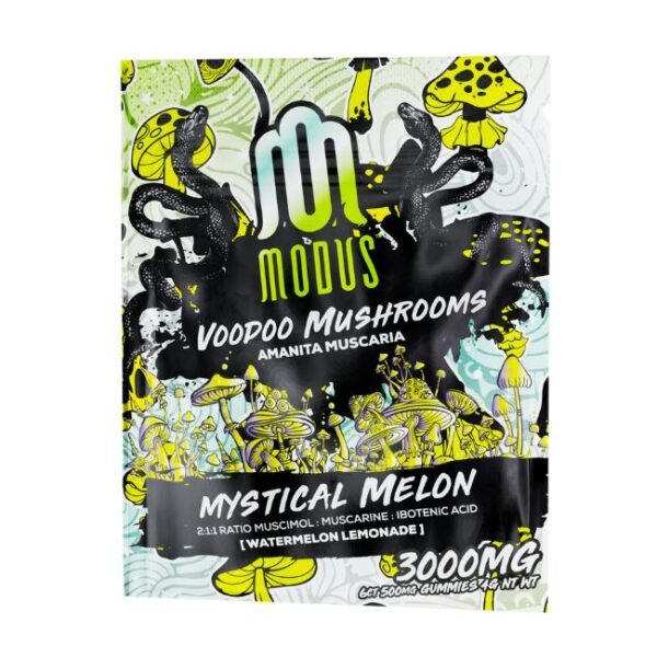MODUS VOODOO MUSHROOMS AMANITA MUSCARIA 3000MG GUMMIES (SINGLE)