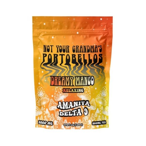 MUSHROOM BY STNR AMANITA DELTA 9 RELAXING 3000MG GUMMIES 6CT/BOX