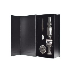 GLASS 4" CLEAR MOLINE DESIGN TWISTY BLUNT GLASS NECTAR COLLECTOR ASSORTED NC109