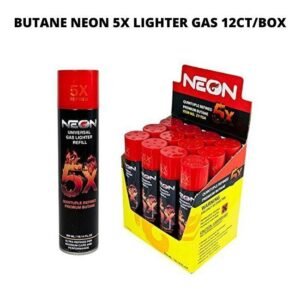 NEON BUTANE 5X LIGHTER GAS 300ML 12CT/BOX