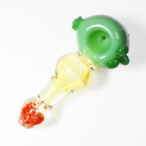 GLASS 4" DRUM LICORS BLOME DESIGN HAND PIPE