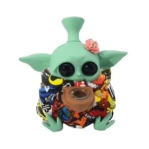 ALIEN FANCY SILICONE WATER PIPE