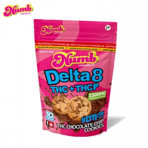 NUMB (DELTA 8 +THC+THCP)  1500MG 10CT/PACK