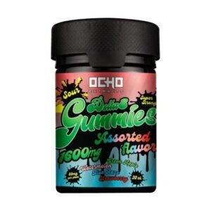 OCHO EXTRACTS DELTA 8 1600MG ASSORTED FLAVOR GUMMIES JAR
