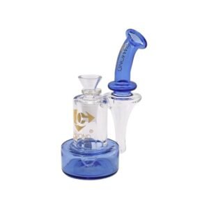 PHOENIX GLASS 6" DIAMOND LOGO PERK MATRIX WATER PIPE