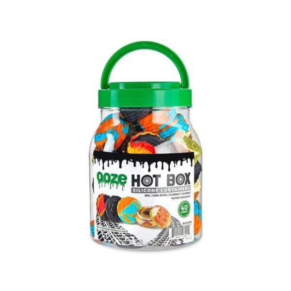OOZE HOT BOX SILICONE CONTAINER 40CT/JAR