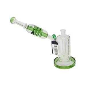 PHOENIX GLASS 8" FANCY GLYCERIN WITH RING DESIGN WATER PIPE