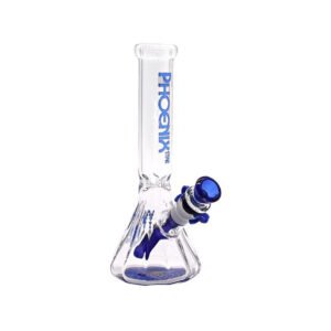 PHOENIX 10" DIAMOND BASE GLASS WATER PIPE