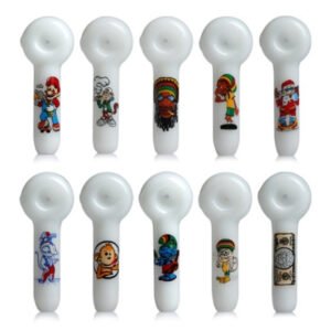 4.5" LONG MIXED CARTOON DESIGN HAND PIPE