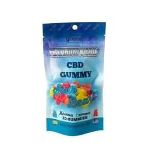 PLATINUM X CBD GUMMIES 500MG 20CT/BAG
