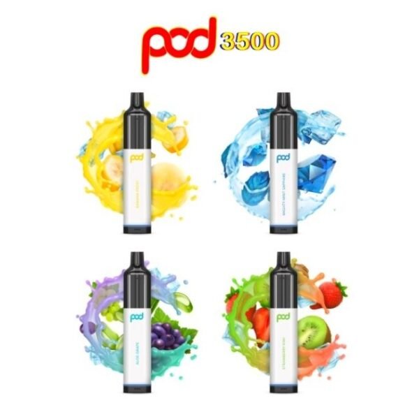POD 3500 PUFFS DISPO DEVICE (90ML) 10CT/ BOX