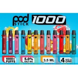 POD STICK DISPO (35ML) 1000 PUFFS 10CT/BOX