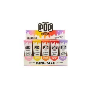 POP CONES 3PK KING SIZE 25CT/BOX
