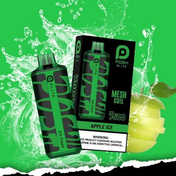 POSH ELITE 5% DISPO (60ML) 7.5K PUFFS 5CT/ BOX