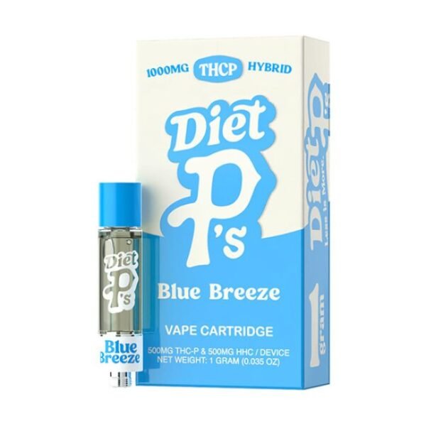 PERFECTLY PURE (PUSHIN P'S) DIET THC-P + HHC 1GM CARTRIDGE 6CT DISPLAY