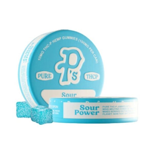 PERFECTLY PURE (PUSHIN P'S) THCP THE SIX PACK 100MG GUMMIES 6CT/ BOX