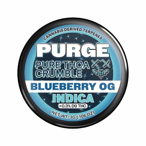 PURGE PURE THCA CRUMBLE 3GM DAB JAR