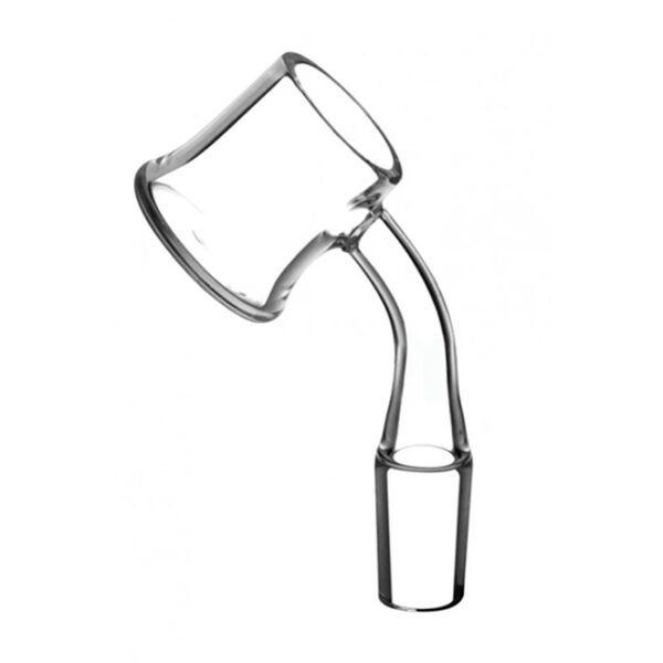 SMOQ GLASS FLAT TOP CLEAR 14MM MALE BANGER 45