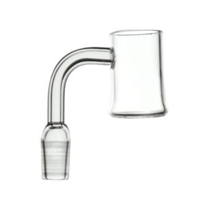 SMOQ GLASS FLAT TOP CLEAR 14MM MALE BANGER 90 BELL BOTTOM PREMIUM