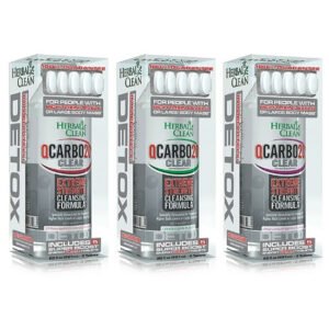 HERBAL CLEAN QCARBO 20 Fl.Oz WITH 5 TABLETS