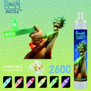 R & M DAZZLE PRO DISPO (60ML) 2600 PUFFS - 10CT / BOX