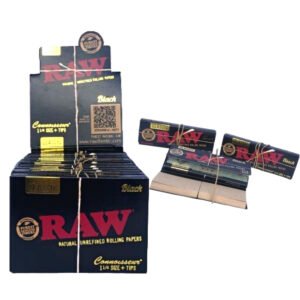 RAW BLACK CLASSIC CONNOISSEUR 24CT/BOX