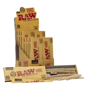 RAW CLASSIC CONES 20CONES/ BOX