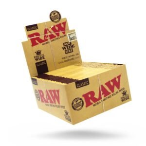 RAW CLASSIC KING SIZE WIDE PAPERS 50CT/BOX
