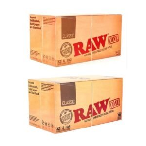 RAW PRE-ROLLED CONES 32PACKS/BOX