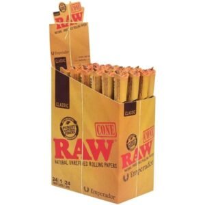 RAW EMPERADOR CLASSIC CONE 24PACKS/BOX
