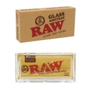 RAW CLASSIC PACK 1 1/4 GLASS ASHTRAY