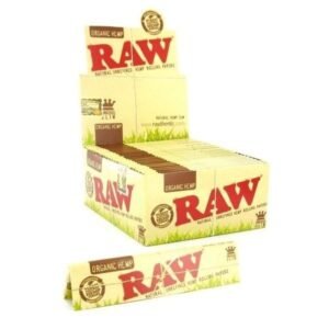 RAW KING SIZE SLIM ROLLING PAPERS 50CT/BOX