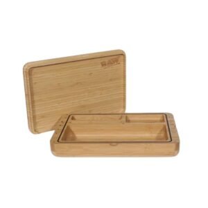 RAW SPIRIT BOX ROLLING TRAY BOX WITH GASKETED MAGNETIC LID