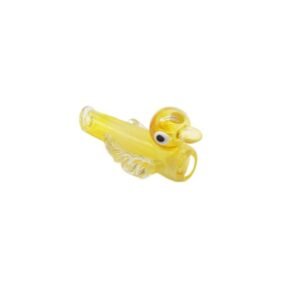 GOLDEN DUCK SHAPE CHILLUM