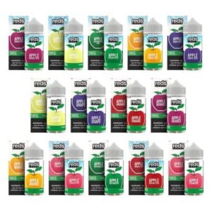 REDS BY 7DAZE E-LIQUID FREEBASE 100ML BOTTLE