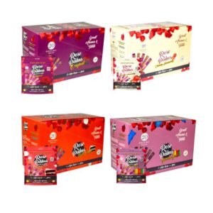 ROSE PALM 5 MINI ROLLS +1 STICK 20CT/BOX