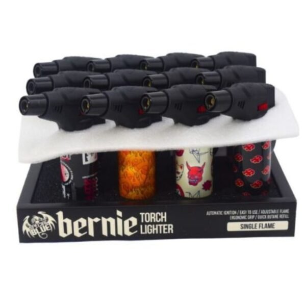 SPECIAL BLUE BERNIE ANIME TORCH LIGHTER (LT165M) 12CT DISPLAY