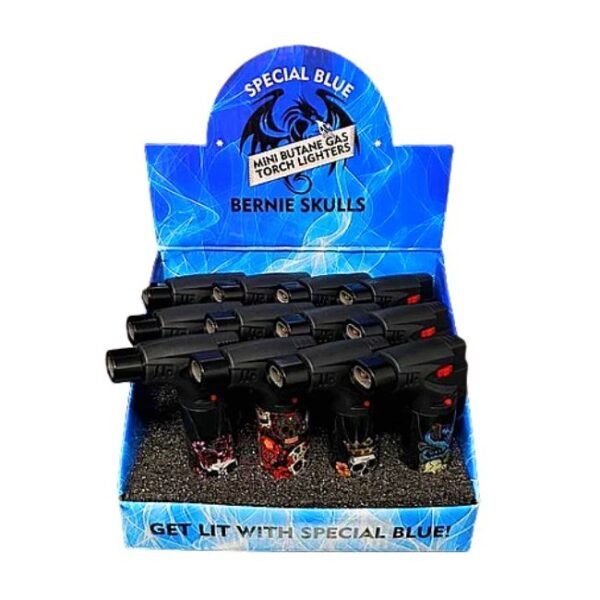 SPECIAL BLUE BERNIE SKULLS (LT125M) 12CT/ BOX