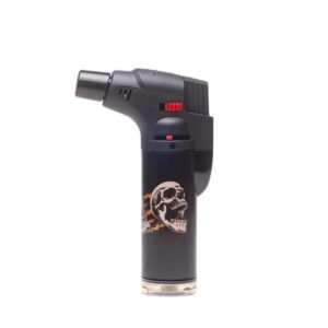 SPECIAL BLUE BERNIE SKULL & ROSES II TORCH LIGHTER (LT167M) 12CT DISPLAY