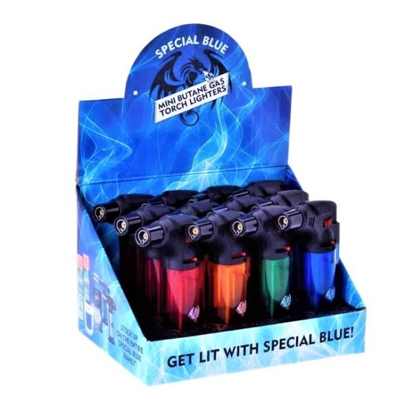SPECIAL BLUE BERNIE PLASTIC LIGHTER 12CT/BOX
