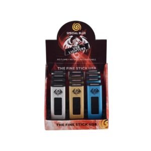 SPECIAL BLUE THE FINE STICK USB LIGHTER (LT148) 12CT/ BOX