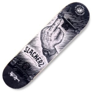 SLACKERS DESIGN COMPLETE SKATE BOARD