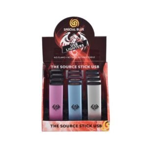 SPECIAL BLUE THE SOURCE STICK USB LIGHTER (LT146) 12CT/DISPLAY