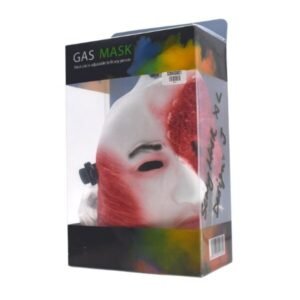 SCARY DESIGN SILICONE GAS MASK WATER PIPE (ASSORTED)
