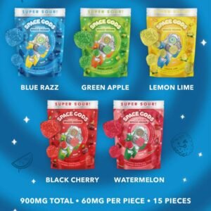 SPACE GODS SPACE HEAD DELTA 9 THC+CBD 900MG GUMMIES 5CT/BOX