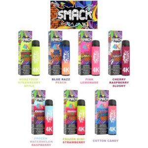 SMACK DISPOSABLE (120ML) DEVICE 4000PUFFS - 10CT/BOX