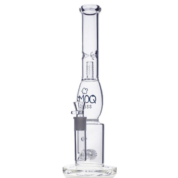 SMOQ GLASS 15 INCH BOROSILICATE WATER PIPE WITH MATRIX PERC
