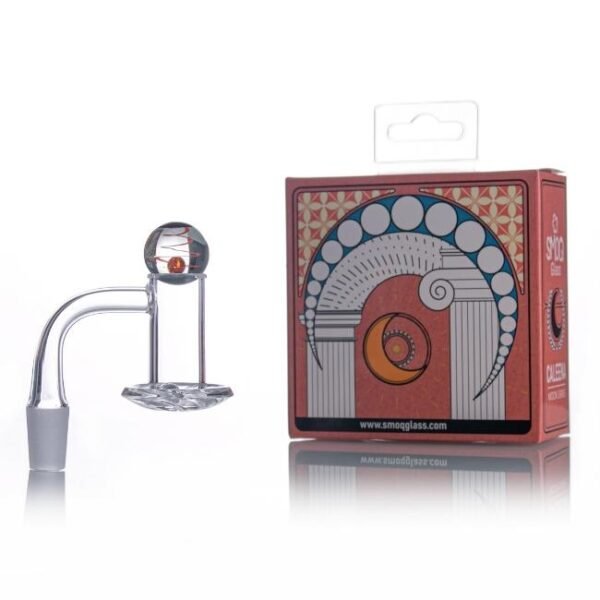 SMOQ GLASS MOON SERIES 14MM 90 DEGREE CALEENA BANGER