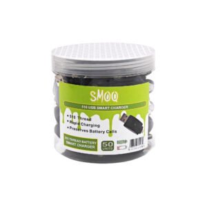 SMOQ USB CHARGING CABLE 50CT/JAR