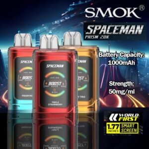 SPACEMAN PRISM BY SMOK 5% DISPOSABLE (90ML) 20K PUFFS 5CT/ BOX